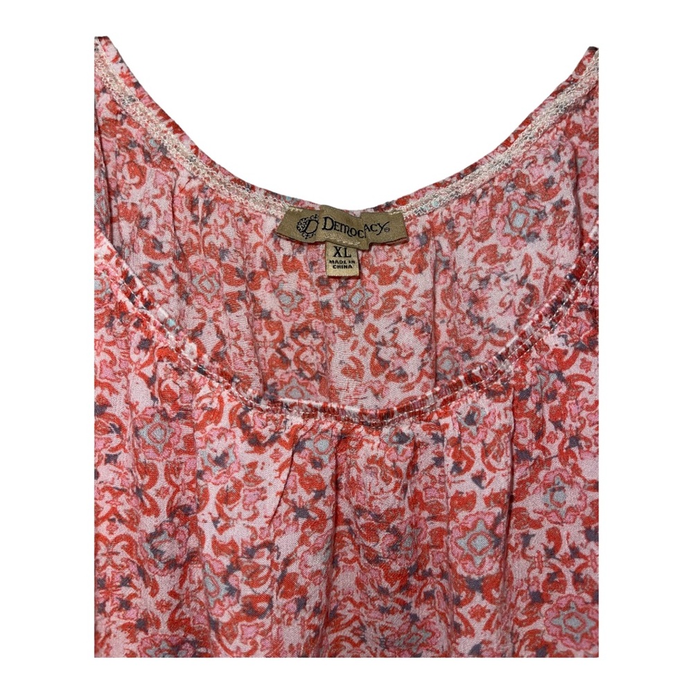 Woman’s Democracy Top | Belle Sleeve | Elastic Neckline | Size XL